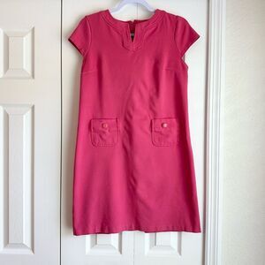 Talbots Dress Women’s 8P Ponte Shift Pink Raspberry